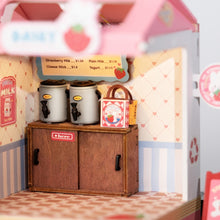 Carica l&#39;immagine nel visualizzatore di Gallery, Casa Miniatura 3D - La Latteria alla Fragola