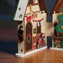 Carica l&#39;immagine nel visualizzatore di Gallery, Casa in Miniatura 3D - Casa di Natale Brillante