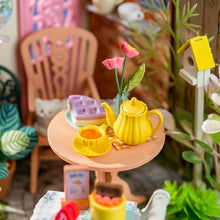 Carica l&#39;immagine nel visualizzatore di Gallery, Casa in Miniatura 3D - Cortile del Tè Elegante