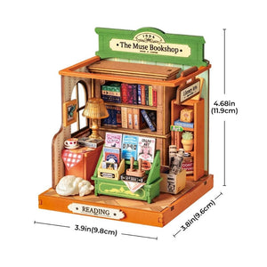 Casa in Miniatura 3D - La Libreria della Musa