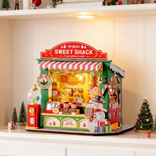 Carica l'immagine nel visualizzatore di Gallery, Casa in Miniatura 3D - Banchetto dei dolci di Natale