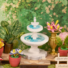 Carica l'immagine nel visualizzatore di Gallery, Casa in Miniatura - Giardino della fontana