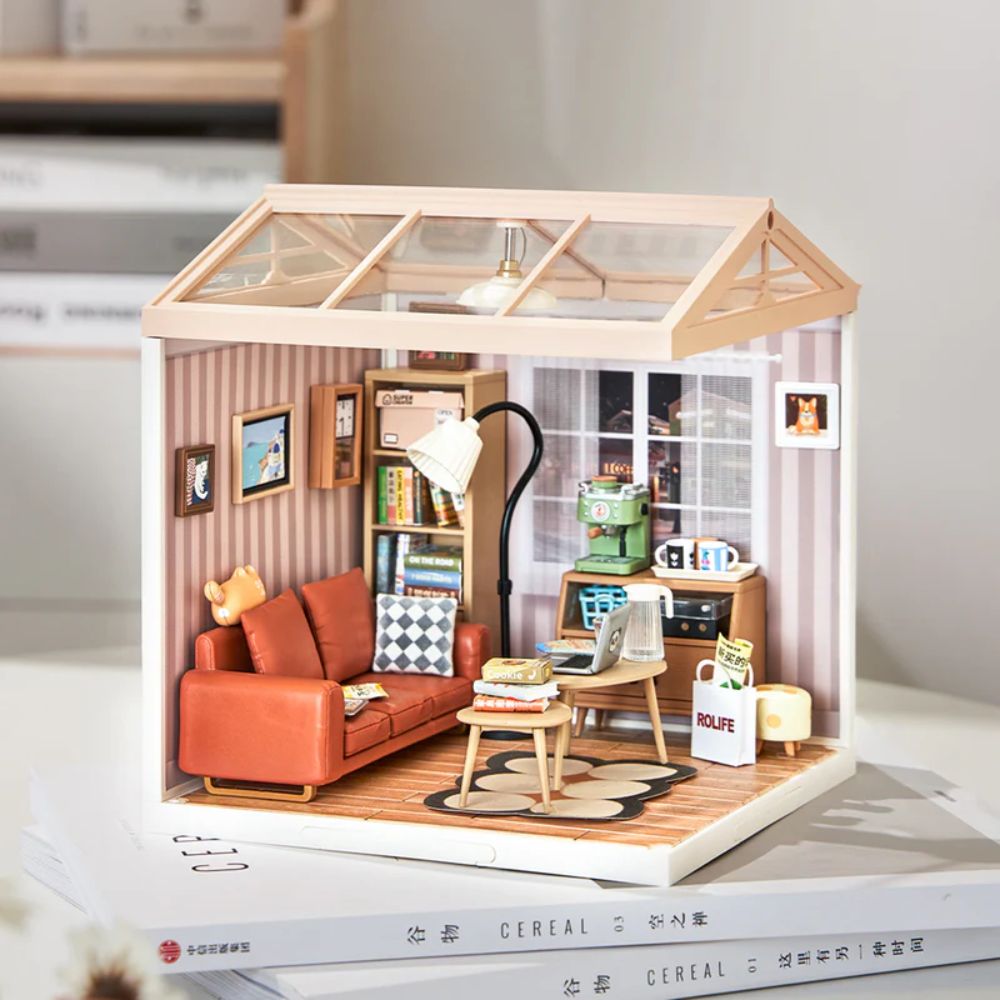 Casa in Miniatura 3D - Salotto Accogliente