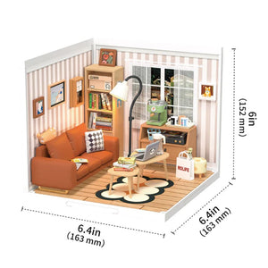Casa in Miniatura 3D - Salotto Accogliente