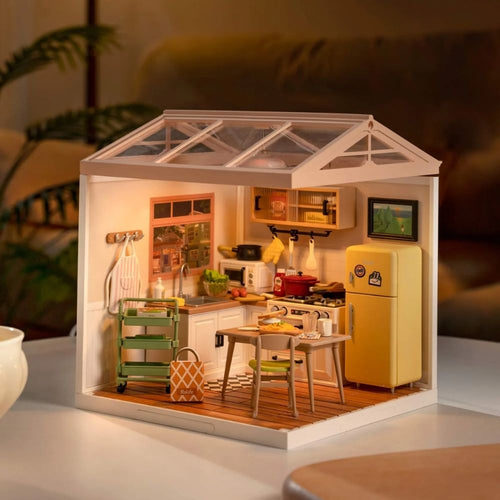 Casa in Miniatura 3D - Cucina dei Pasti Felici