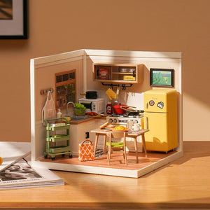 Casa in Miniatura 3D - Cucina dei Pasti Felici
