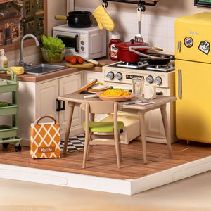 Casa in Miniatura 3D - Cucina dei Pasti Felici