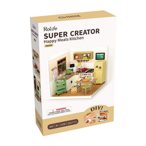 Casa in Miniatura 3D - Cucina dei Pasti Felici