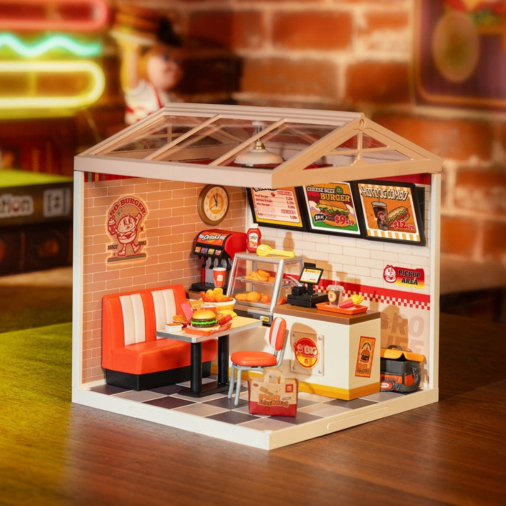 Casa Miniatura 3D - Yum Yum Burgers