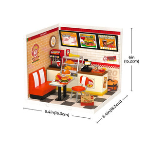 Casa Miniatura 3D - Yum Yum Burgers