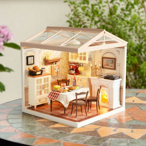 Casa in Miniatura 3D - Sala da Pranzo Calda