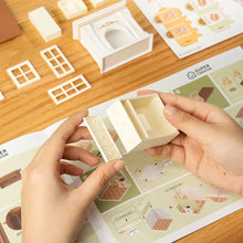 Carica l&#39;immagine nel visualizzatore di Gallery, Casa in Miniatura 3D - Sala da Pranzo Calda