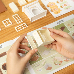 Casa in Miniatura 3D - Sala da Pranzo Calda