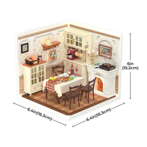 Casa in Miniatura 3D - Sala da Pranzo Calda