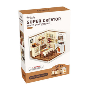 Casa in Miniatura 3D - Sala da Pranzo Calda