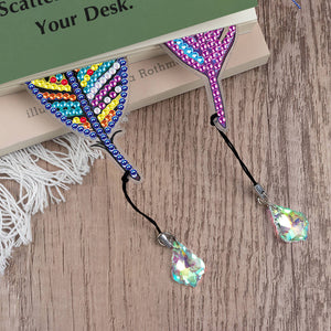 3x Piume Segnalibri Diamond Painting