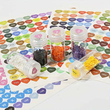 Carica l&#39;immagine nel visualizzatore di Gallery, 572 Etichette a Forma di Cuore DMC Diamond Painting
