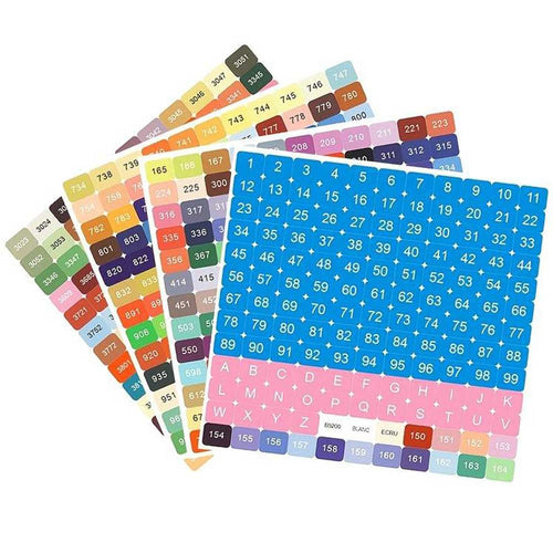 572 Etichette Quadrate DMC Diamond Painting