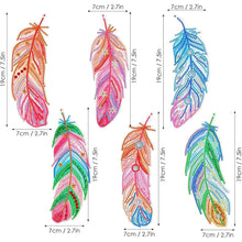 Carica l'immagine nel visualizzatore di Gallery, Segnalibri Diamond Painting 6x con Piuma