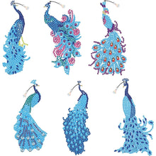 Carica l'immagine nel visualizzatore di Gallery, Segnalibri Diamond Painting 6x Pavone