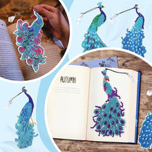 Carica l'immagine nel visualizzatore di Gallery, Segnalibri Diamond Painting 6x Pavone