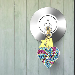 Ciondolo a Forma di Cuore Diamond Painting Set di 5 pezzi 2