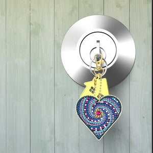 Ciondolo a Forma di Cuore Diamond Painting Set di 5 Pezzi 5