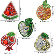 Carica l&#39;immagine nel visualizzatore di Gallery, Ciondolo di Frutta Diamond Painting Set di 5 Pezzi