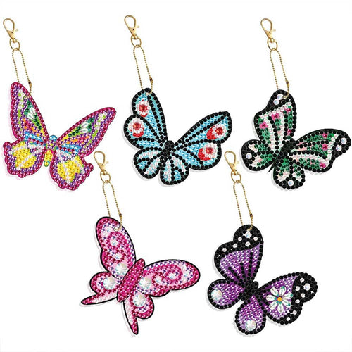 Charms Papillon Diamond Art Set di 5 Pezzi