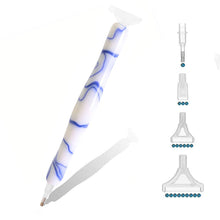 Carica l'immagine nel visualizzatore di Gallery, Penna Premium Ergonomica Diamond Painting Onde Blu 5 Varianti