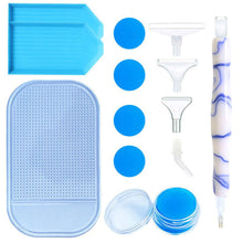 Carica l'immagine nel visualizzatore di Gallery, Penna Premium Ergonomica Diamond Painting Onde Blu 5 Varianti