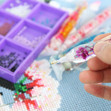 Carica l'immagine nel visualizzatore di Gallery, Penna Premium Ergonomico Diamond Painting Fiori Viola 5 Varianti