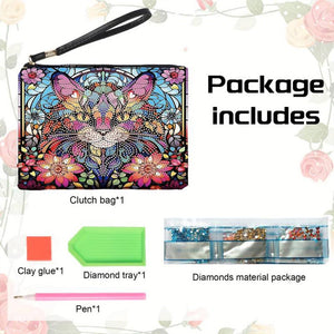 Borsa da Polso Diamond Painting con Gatto