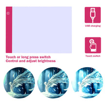 Carica l&#39;immagine nel visualizzatore di Gallery, Base LED A4 per Diamond Painting Rosa + Accessori