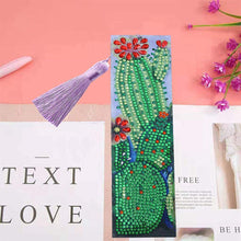 Carica l'immagine nel visualizzatore di Gallery, Segnalibro Diamond Painting Cactus