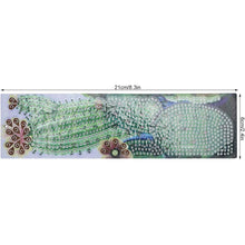 Carica l'immagine nel visualizzatore di Gallery, Segnalibro Diamond Painting Cactus