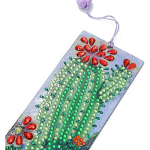 Carica l'immagine nel visualizzatore di Gallery, Segnalibro Diamond Painting Cactus