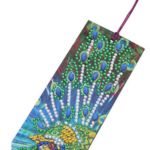 Carica l'immagine nel visualizzatore di Gallery, Segnalibro Diamond Painting Design Pavone