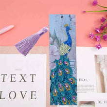 Carica l'immagine nel visualizzatore di Gallery, Segnalibro Diamond Painting con Pavone