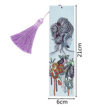 Carica l'immagine nel visualizzatore di Gallery, Segnalibro Diamond Painting Donna con Fiori