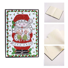 Carica l'immagine nel visualizzatore di Gallery, Quaderno Diamond Painting Babbo Natale con Cuccioli