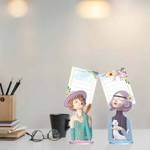 Carica l'immagine nel visualizzatore di Gallery, Porta-Note Diamond Painting Donne 2 Pezzi