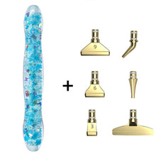 Carica l'immagine nel visualizzatore di Gallery, Penna Premium Diamond Painting Glitter Blu 5 Varianti