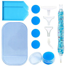 Carica l'immagine nel visualizzatore di Gallery, Penna Premium Diamond Painting Glitter Blu 5 Varianti