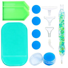 Carica l'immagine nel visualizzatore di Gallery, Penna Premium Diamond Painting Glitter Verde 5 Varianti