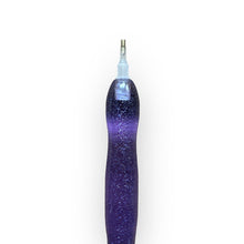 Carica l'immagine nel visualizzatore di Gallery, Penna Premium Diamond Painting Ergonomica Viola Glitterata 5 Varianti