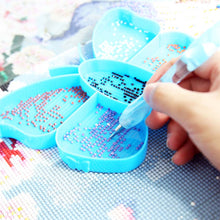 Carica l'immagine nel visualizzatore di Gallery, Set di 8 Accessori Professionali Diamond Painting e Vassoio a Farfalla