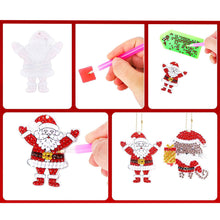 Carica l'immagine nel visualizzatore di Gallery, Portachiavi Diamond Painting Natale 11 Pezzi