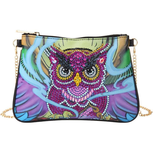 Set Diamond Painting con Gufo