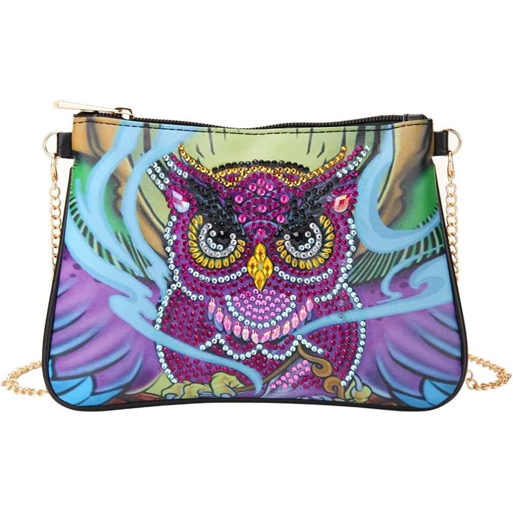 Set Diamond Painting con Gufo